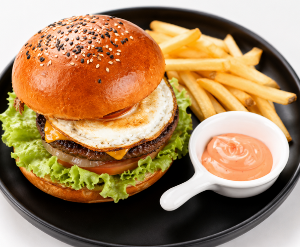 Egg & Cheese Burger