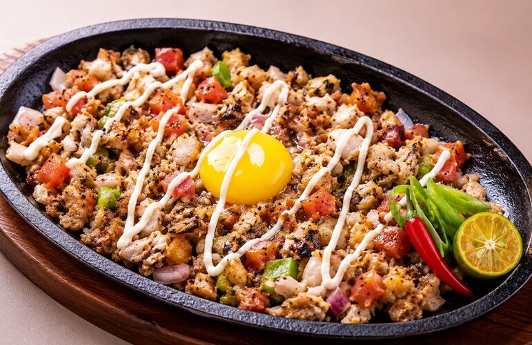 Sizzling Bangus with Rice & Vegetables