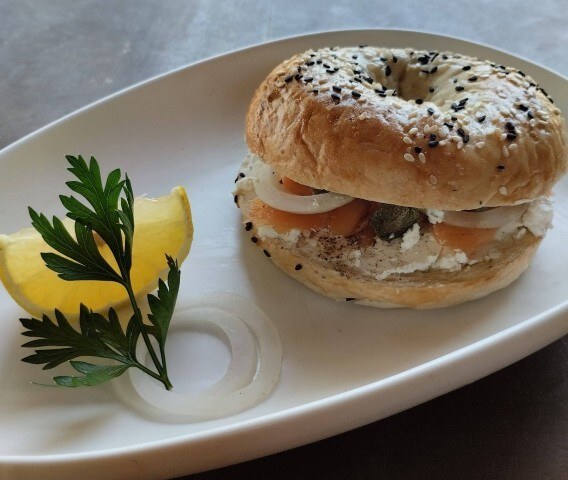 Norwegian Smoked Salmon on Bagel