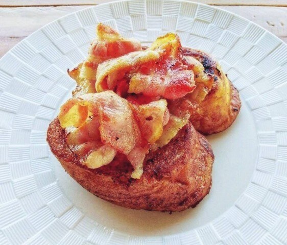 French Toast, Bacon on Top