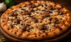 Sausage and Mushroom Pizza