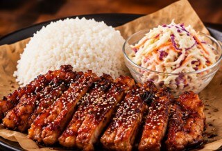 Chicken Teriyaki (With side dish coleslaw)