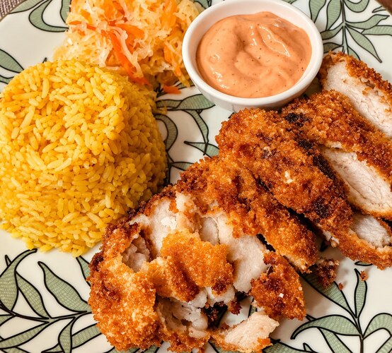 Breaded Pork Chop w/ Rice