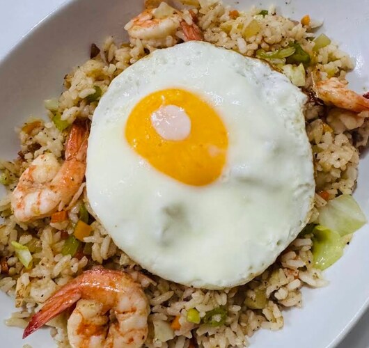 Shrimp Fried Rice & Egg